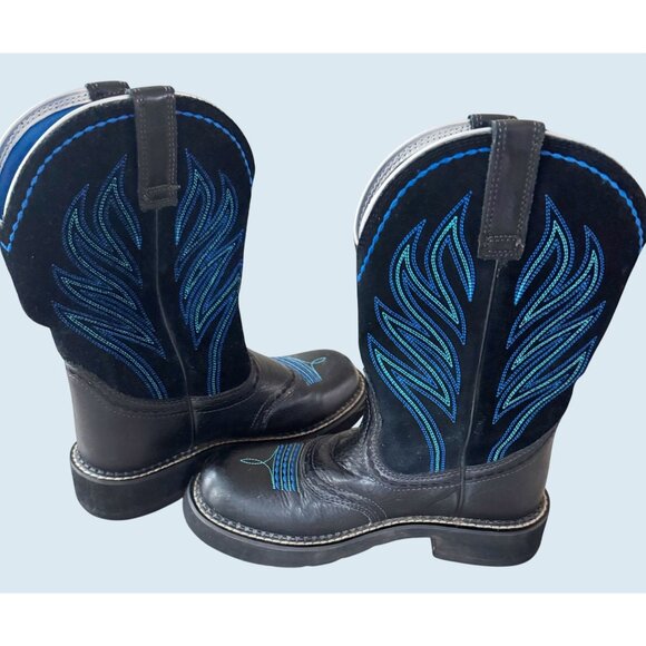 ARIAT Women's Fatbaby Probaby Cowgirl Cowboy Western Boots Sz 7 - Picture 7 of 8